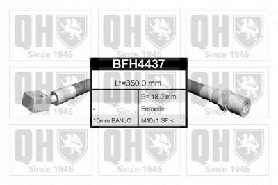 QUINTON HAZELL bfh4437 -  Тормозной шланг